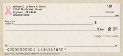 Support the Cause Personal Checks