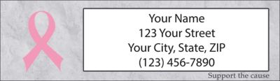 Support the Cause Return Address Label