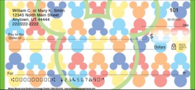 Mickey Mouse Icons Personal Checks