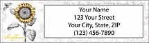 A Touch of Color Return Address Label