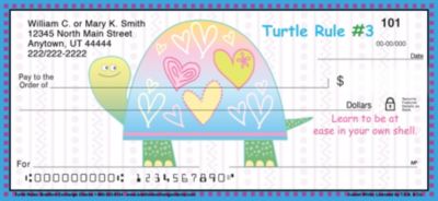 Turtle Rules Personal Checks
