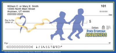 Down Syndrome Awareness Personal Checks