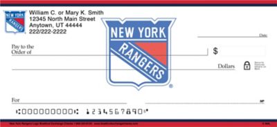 New York Rangers Logo NHL Personal Checks
