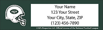 New York Jets NFL Return Address Label