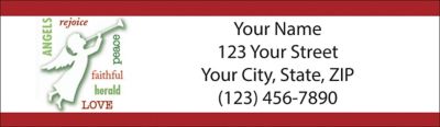 Christmas Return Address Label