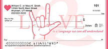 Sign Language Personal Checks