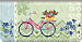 Bicycles Checkbook Cover