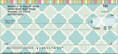 Quatrefoil Personal Checks