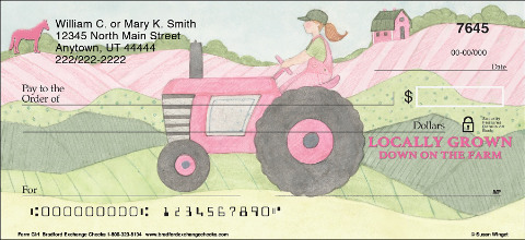 Farm Girl Personal Checks
