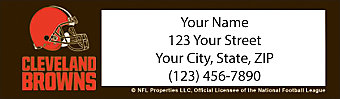 Cleveland Browns NFL Return Address Label