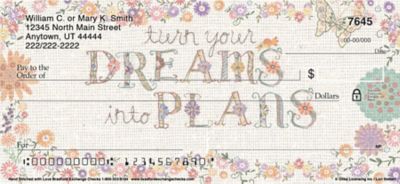Hand-Stitched with Love Personal Checks