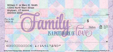 Quilting Personal Checks