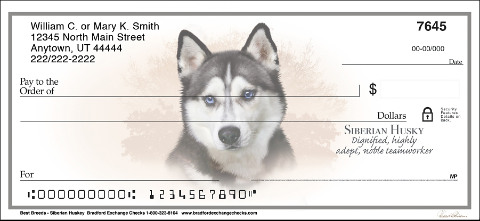 Best Breeds - Siberian Husky Personal Checks