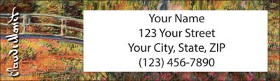Monet: Nature Return Address Label
