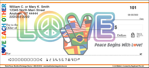 World Peace Personal Checks