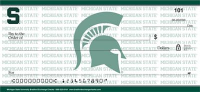 Michigan State University Spartans Personal Checks