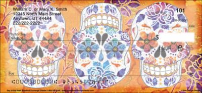 Day of the Dead Personal Checks
