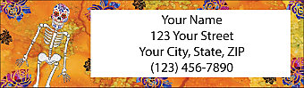 Day of the Dead Return Address Label