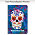 Day of the Dead Premium Fabric Refillable Journal