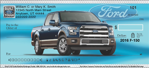 Show Your F-Series Pride with These Ford F-150 Trucks Checks
