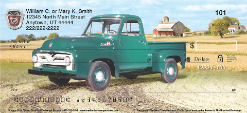 Vintage Ford Trucks Personal Checks