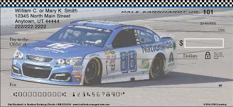 Race Away with These Dale Earnhardt Jr. Personal Checks!