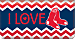 I Love the Red Sox™ Chevron Checkbook Cover