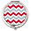 Red and Gray Chevron Compact