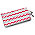 Red and Gray Chevron Eyeglass Case