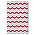 Red and Gray Chevron Soft-Touch Paperbound Journal