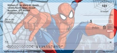 Spider Man Personal Checks | Spider Man Checks at PersonalChecksUSA.com