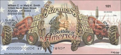 Farmers - Backbone of America Tractor Personal Checks