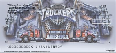 Truckers - Backbone of America Personal Checks