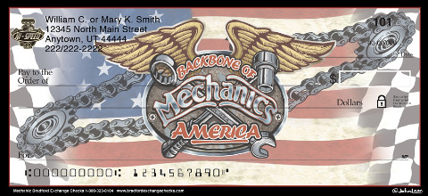Get Ready for Charged Up Checking with this Patriotic Tribute to Our Nation's Hard-Working Mechanics