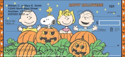 Fun Halloween Checks are a Great Tribute to the Great Pumpkin and the Whole Peanuts Gang