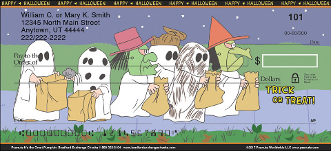 Fun Halloween Checks are a Great Tribute to the Great Pumpkin and the Whole Peanuts® Gang
