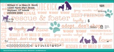 Rescue & Adopt Personal Checks