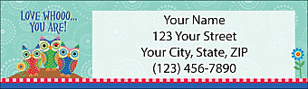 Owl You Need is Love Address Labels