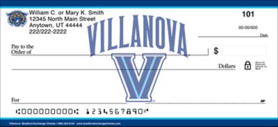 Villanova University Wildcats Personal Checks