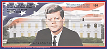 JFK Checks are a Patriotic Tribute to our Unforgettable 35th President