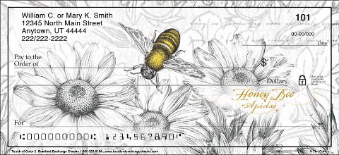 Beautiful Pollinators Add a Touch of Color to These Artistic Check Designs
