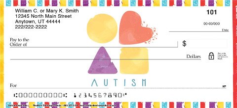Show Your Support of Autism Awareness with ASD Personal Checks