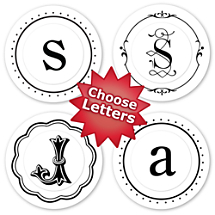 Choose Your Alphabet Peel & Stick Stamp Set